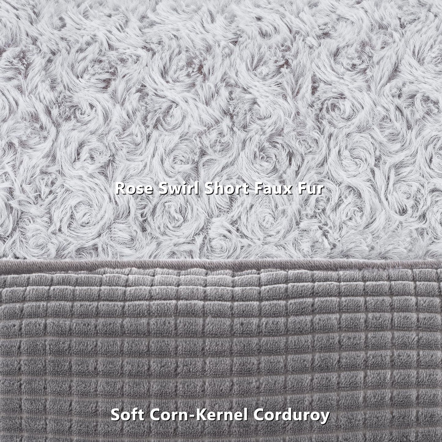 Petzeen Orthopädisches Hundebett mit erhöhtem Rand Waschbar Komfort & Ruhe